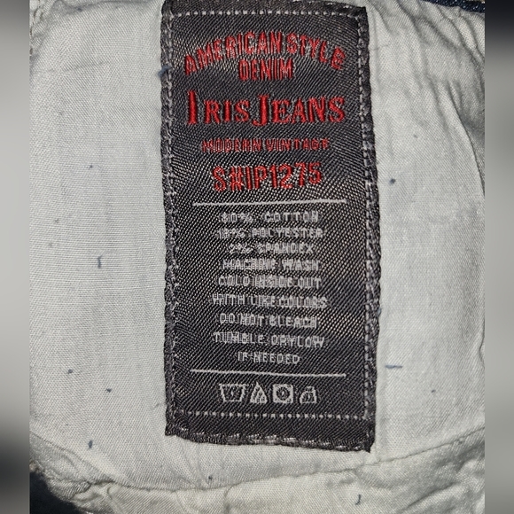 🔥nwt🔥 lacey booty shorts distressed american style iris jeans sz L left - Picture 4 of 8